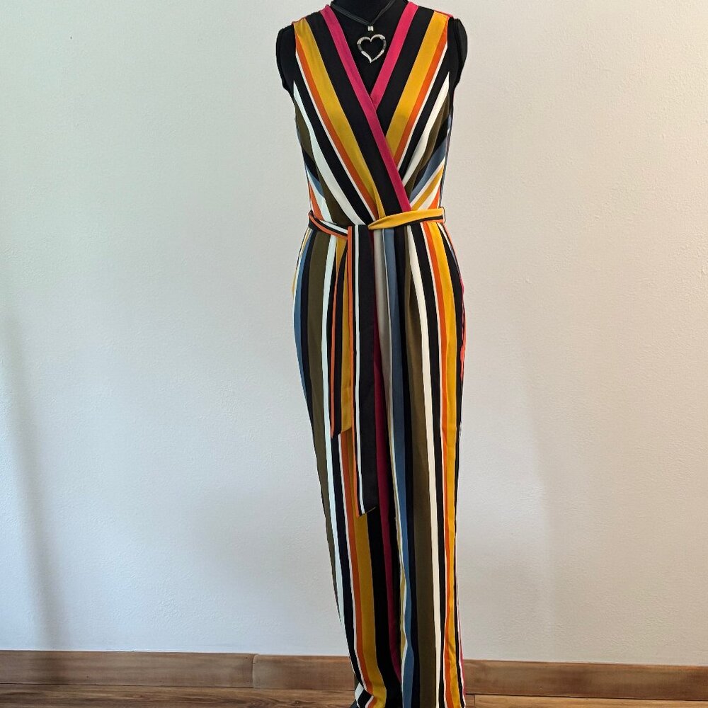 NWOT Vince Camuto Striped Jumpsuit, Size 0